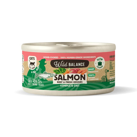 Wild Balance Salmón y Ternera para gatos 400g