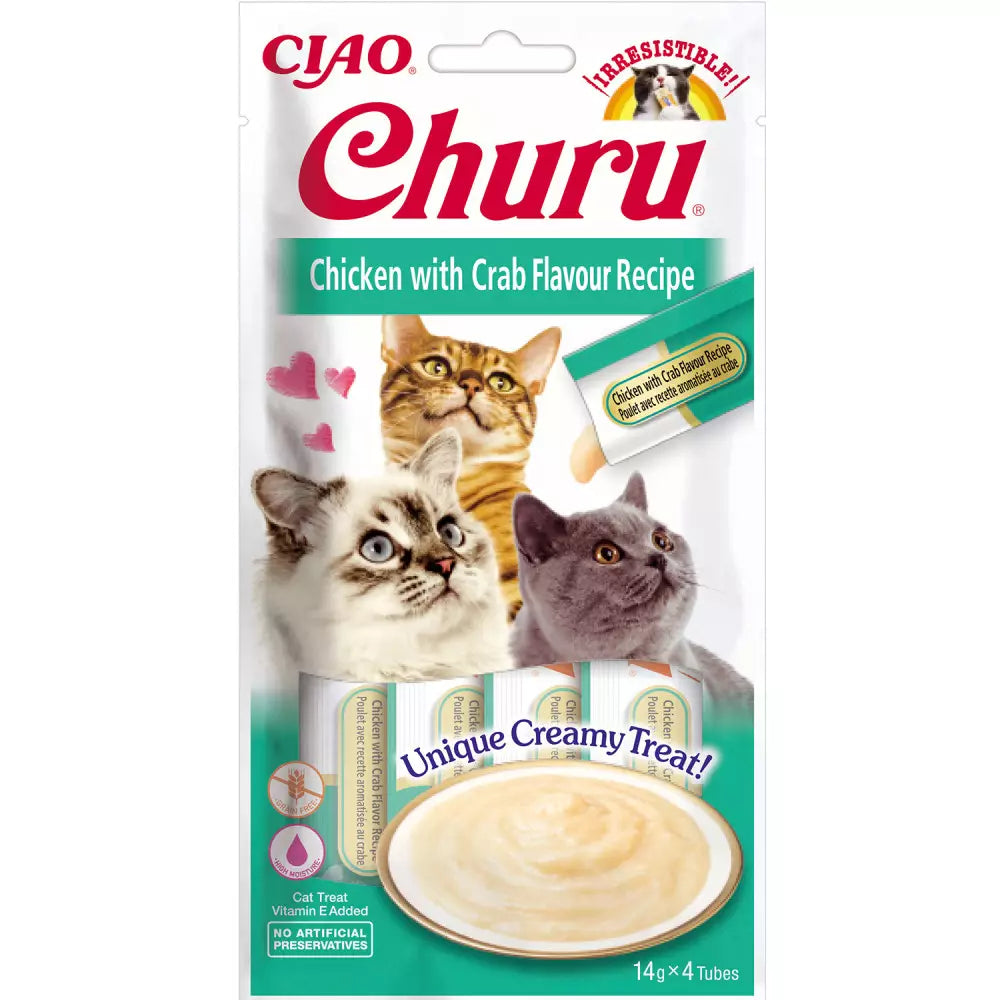 Churu Cat Receta de pollo con cangrejo