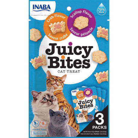 Churu Juicy Bites Vieira Y Cangrejo Para Gatos