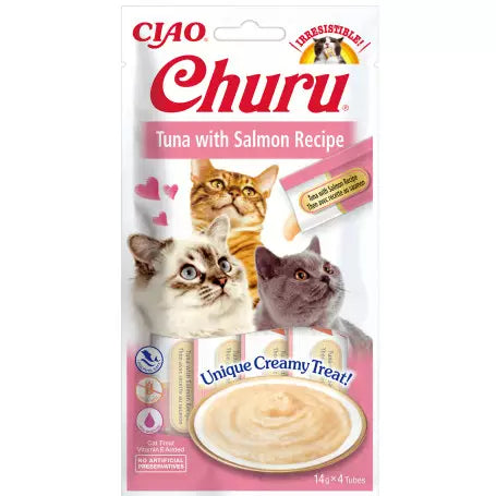 Churu Cat Receta de atún con salmón