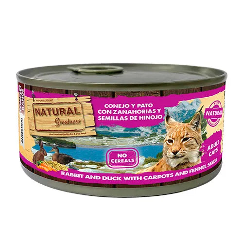 Natural Greatness Comida Humeda Gatos Conejo Con Pato